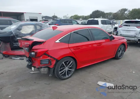 2023 Honda Civic Touring из США, поврежденный, VIN 2HGFE1F91PH307546